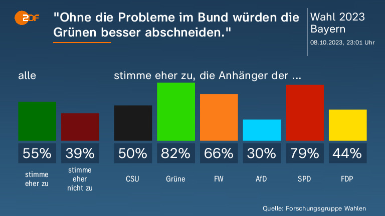 "Ohne die Probleme im Bund würden die  Grünen besser abschneiden."