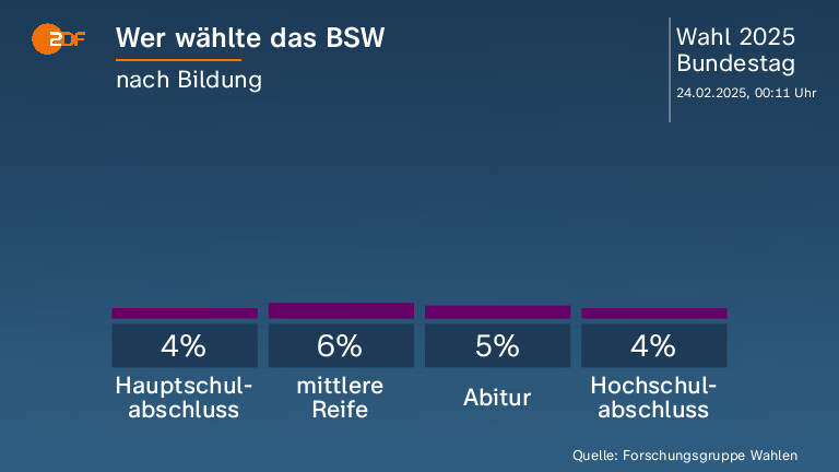 Wer wählte das BSW