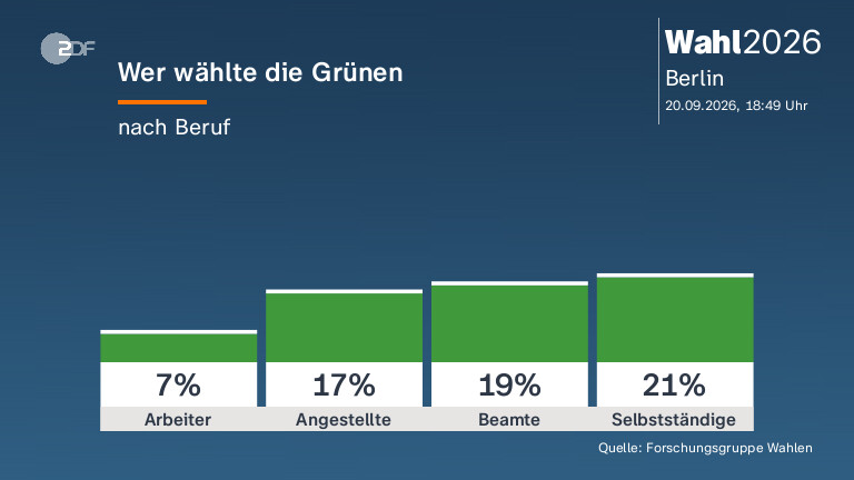Wer wählte die Grünen