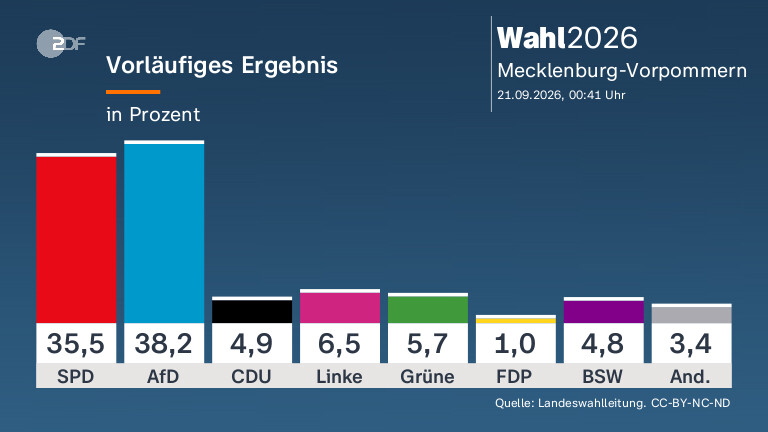 Vorläufiges Ergebnis